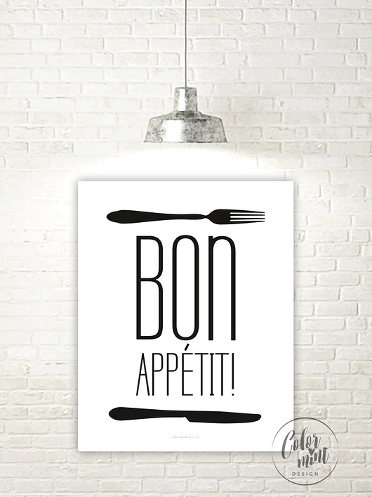 Plakat: Bon Appetit! COLORMINT