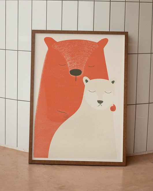 plakaty Plakat - Bear lovers