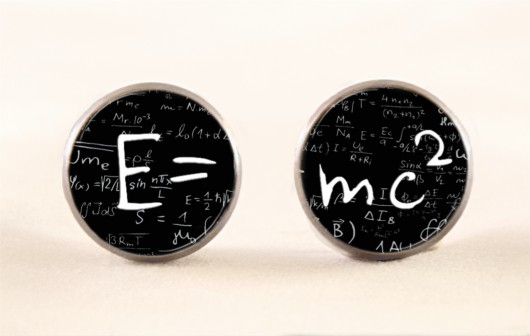 Kolczyki sztyfty E=mc2 EGGinEGG