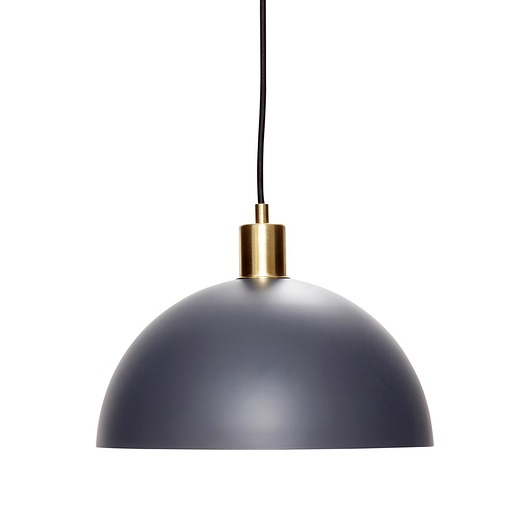 Lampa wisząca Bolognia ciemnoszara 23cm Home Design