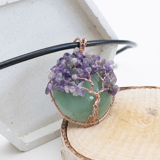 naszyjniki - inne Naszyjnik "Elanor"- Drzewo Słonecznej Gwiazdy