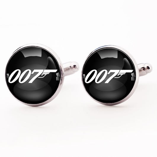 spinki do mankietów Agent 007 - spinki do mankietów - 0245