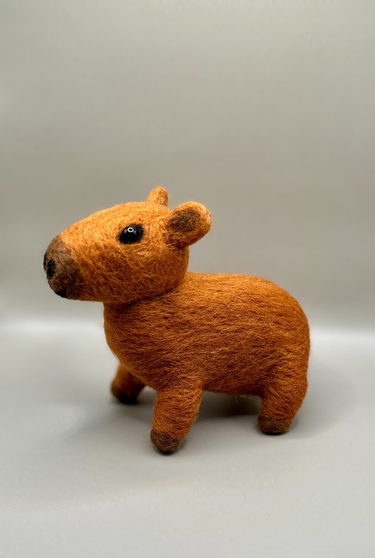 figurki i rzeźby Figurka filcowana: kapibara