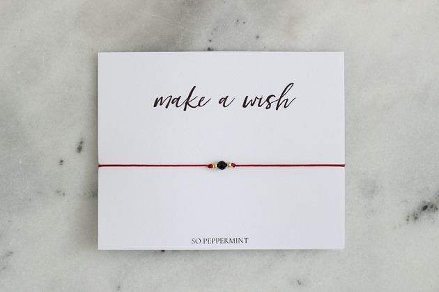 bransoletki na sznurku Make a Wish - Bransoletka spełniająca życzenia ;) z nocą kairu