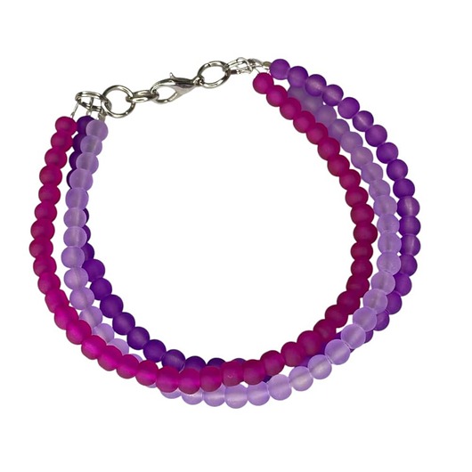 bransoletki ze szkła Bransoletka ze szklanych koralików