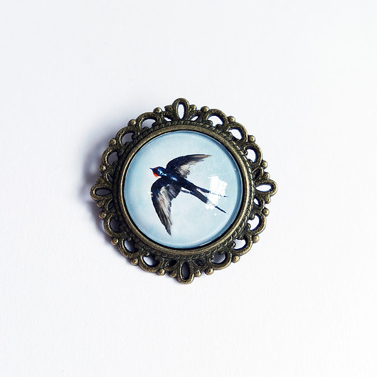 broszki Broszka yenoo - Jaskółka