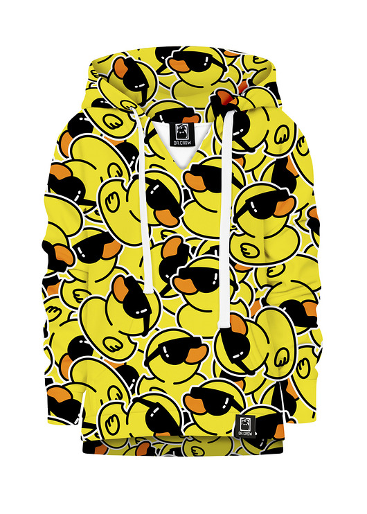 bluzy dla chłopców Bluza Chłopiec DR.CROW Kaczki