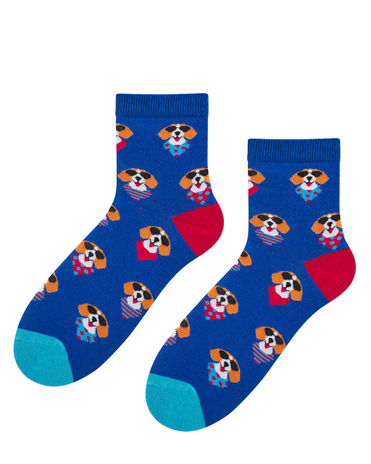 Skarpetki damskie Pies w okularach Popsox