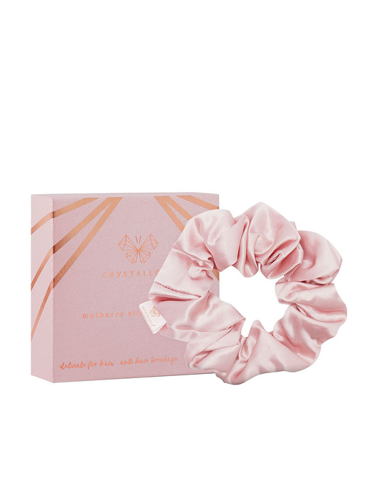 gumki do włosów CRYSTALLOVE Gumka do włosów z jedwabiu ROSE