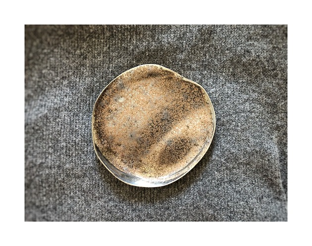 dodatki - łazienka - różne Porcelanowa złota patera pod biżuterię