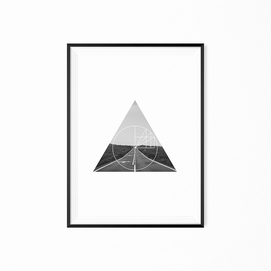 Plakat skandynawski geometryczny myscandi