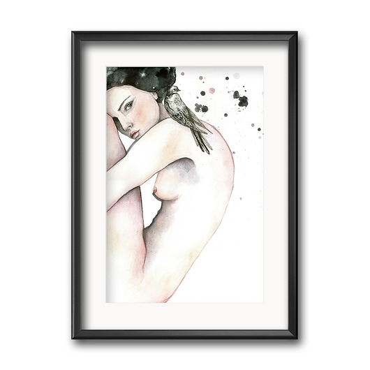 Dziewczyna 4, 21x30 cm, A4 JUST ILUST Justyna Małczak