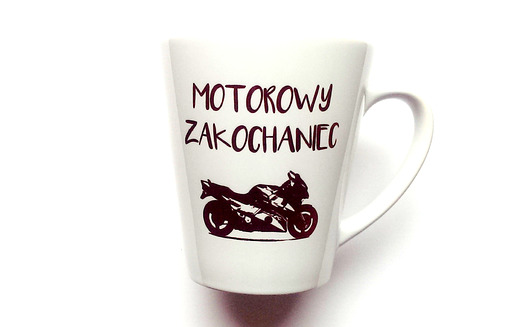 Kubek Latte MOTOROWY ZAKOCHANIEC FarrowDesign
