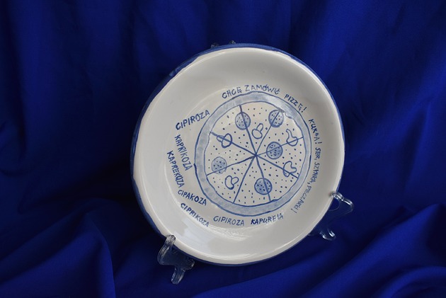 patery i talerze Talerz ceramiczny "Pizza capriciosa"