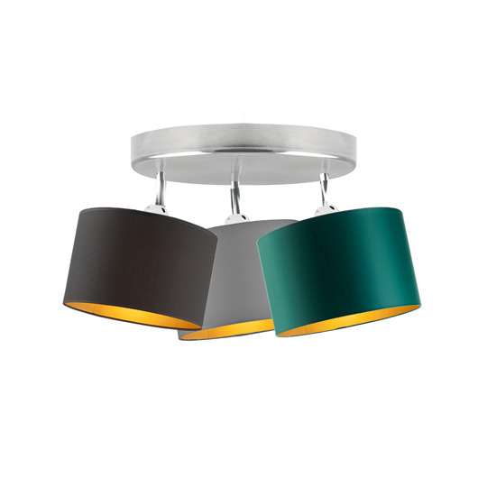 plafony Lampa sufitowa do salonu w stylu glamour DAKOTA GOLD