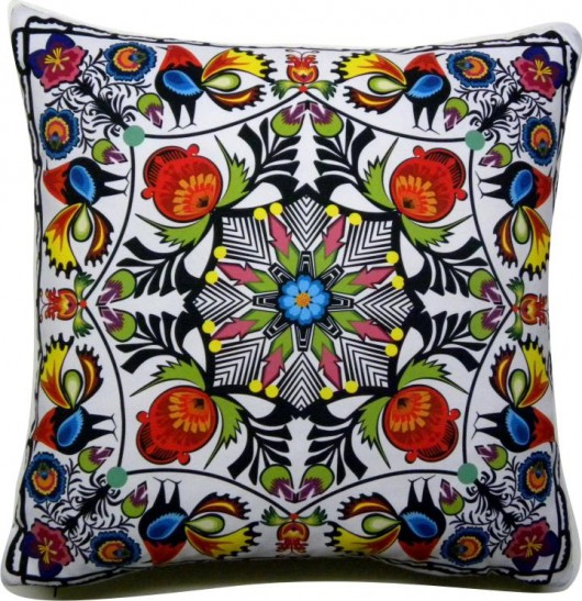Poduszka dekoracyjna folk Gaul Designs
