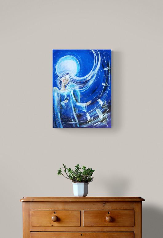 obrazy Przytulanie na pożegnanie. Giclee