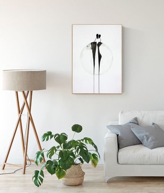obraz 50 x 70 cm malowany ręcznie, abstrakcja Krystyna Siwek Art