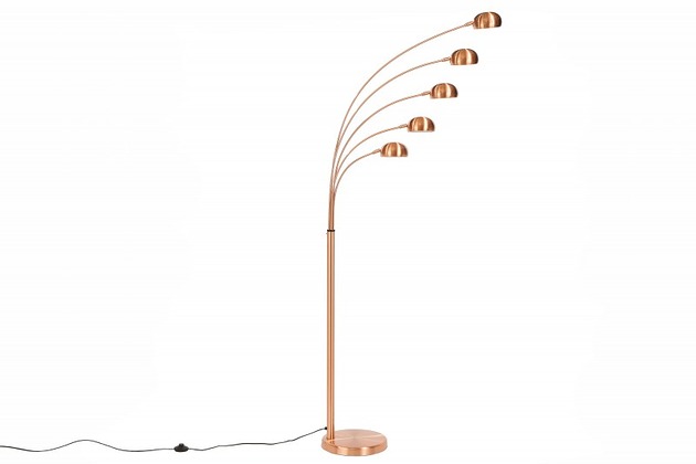 lampy podłogowe Lampa Podłogowa  Pięć  Ramion Miedź 205cm