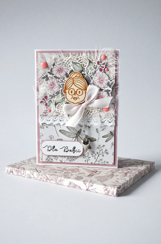kartki scrapbooking Kartka dla babci