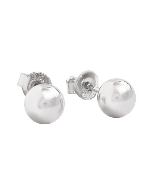 kolczyki srebrne Srebrne kolczyki sztyfty kuleczki, kulki