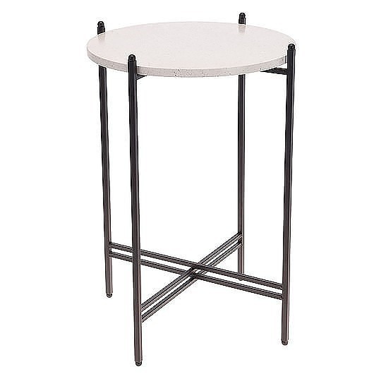 Stolik Kawowy Stojak Kwietnik White L MIA home