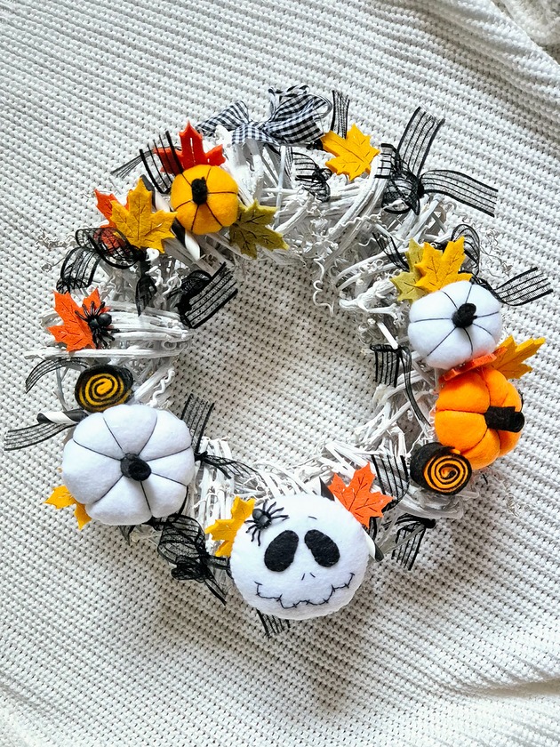 wianki Wianek na Halloween