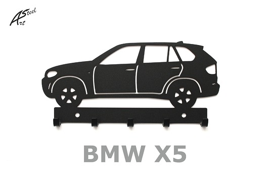 BMW X5 wieszak na klucze pomysł na prezent auto ArtSteel
