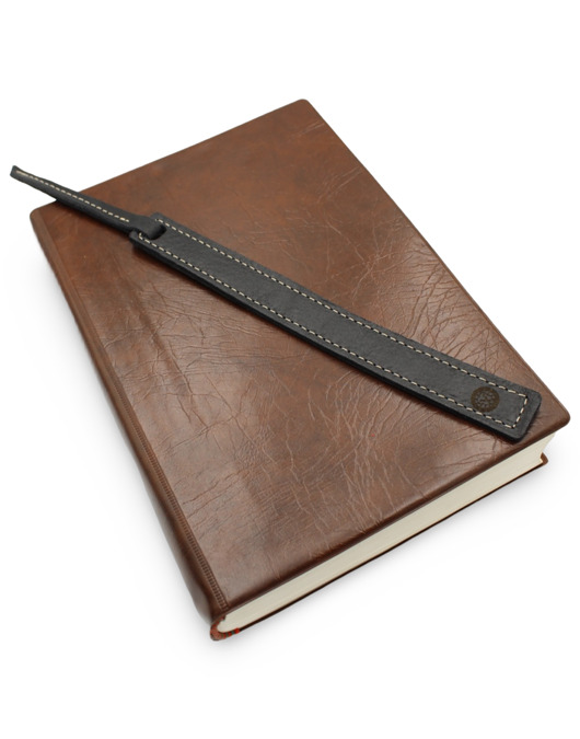 zakładki do książek Skórzana Zakładka do Książki Czarna Wyjątkowy Design - Parker Quality