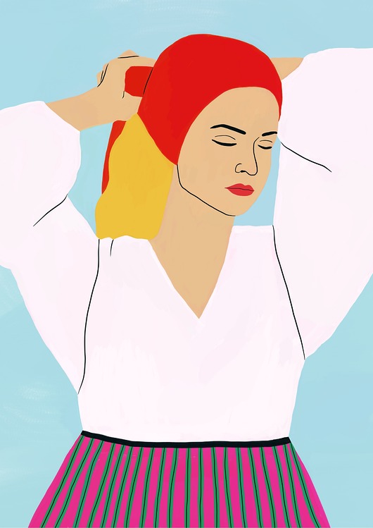 grafiki i ilustracje Plakat Mazowszanka