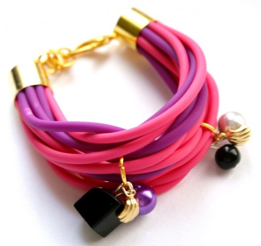 Rubber glam Republika jewelry