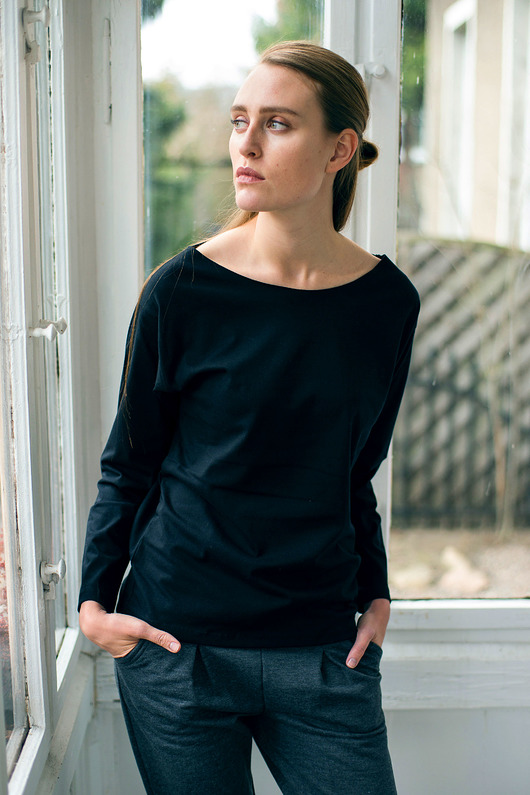 MINIMAL BLACK Bluzka Oversize GAU great as You