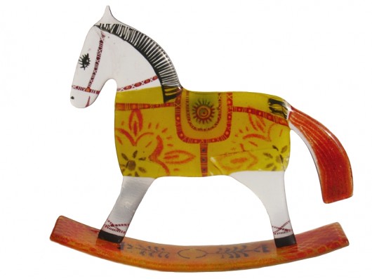 Konik na biegunach Ayame Borowska Glass Design