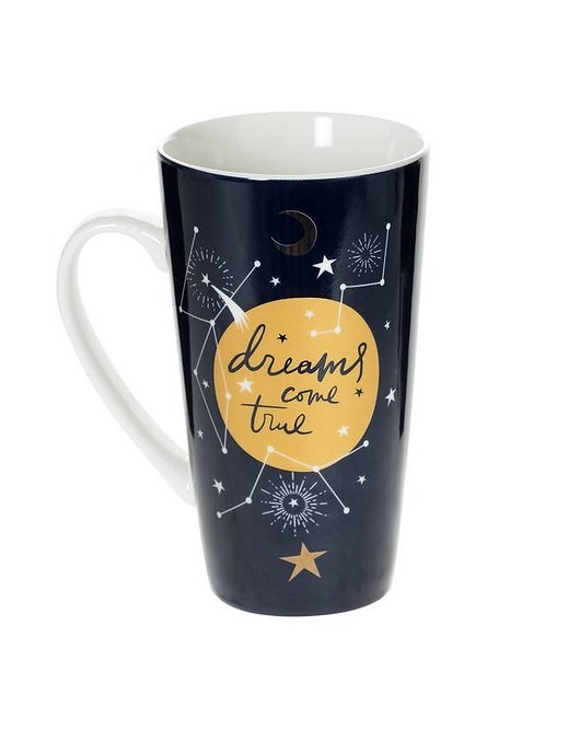 Kubek Porcelanowy z Zaparzaczem Dreams Granatowy MIA home