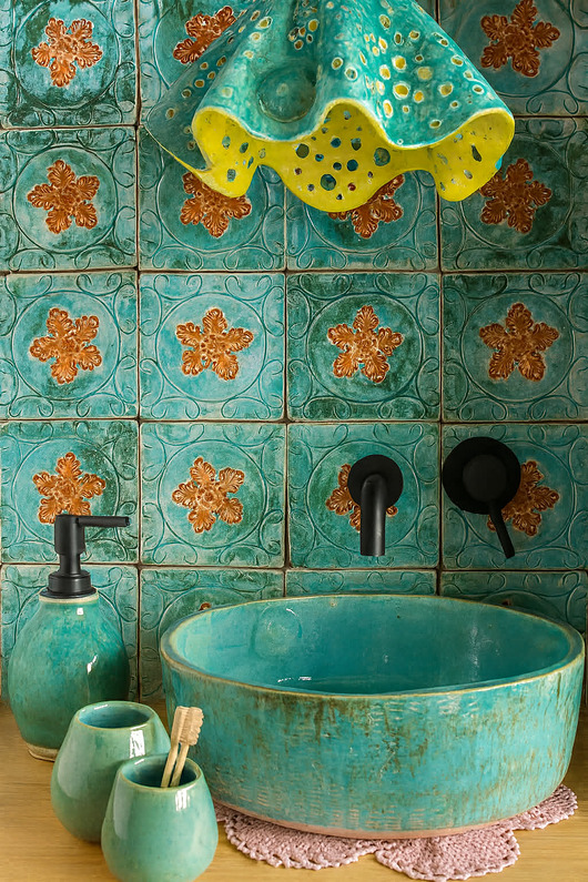 lampy wiszące Lampa ceramiczna wisząca Fjord