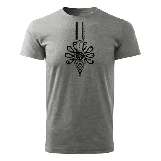 t-shirty męskie Tatra Art podhalańska Parzenica t-shirt szary