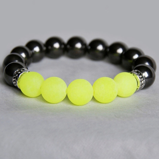 graphite & NEON YELLOW kaktusia