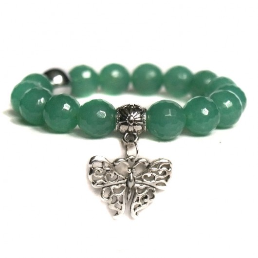 jadeit FASETKA cold green kaktusia