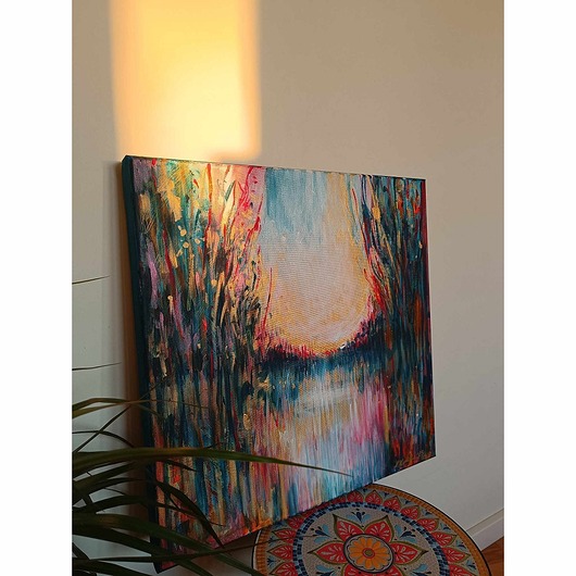 obrazy Obraz na zamówienie kupującego - Zimowa aura - 50x50 cm