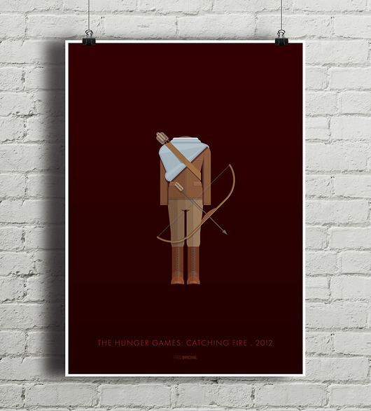 Igrzyska Śmierci - Katniss Everdeen - plakat minimalmill