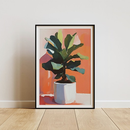 plakaty Plakat - Figowiec dębolistny