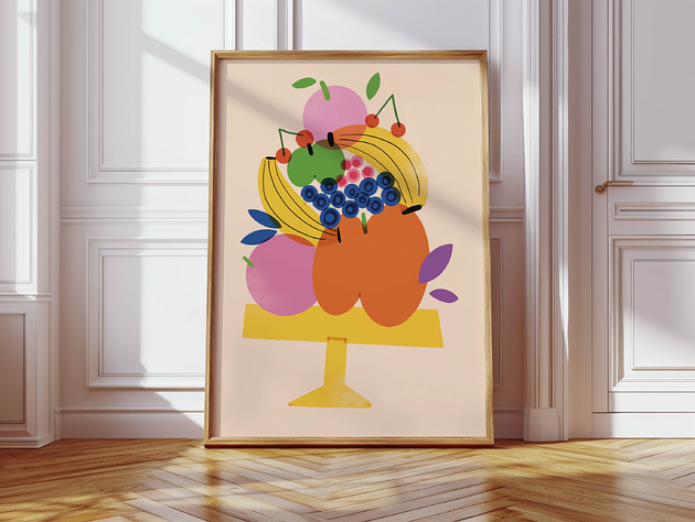 plakaty Plakat Kolorowe owoce