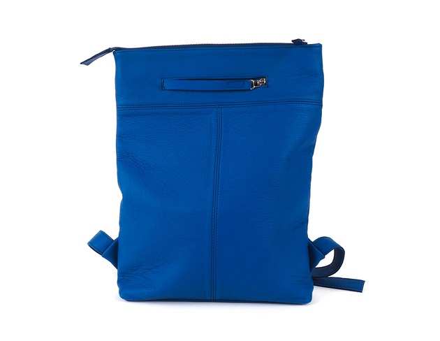 plecaki Plecak miejski skórzany IGGY niebieski