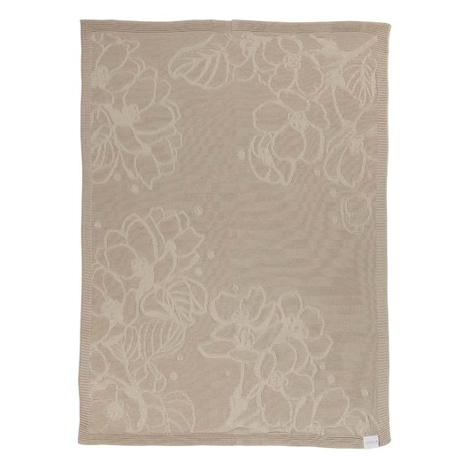 kocyki, kołderki, pościel dla dzieci Kocyk "Kwiat jabłoni" beige