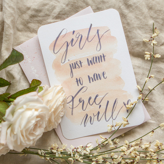 kartki scrapbooking Kartka dla niej Dzień Kobiet FREE WILL