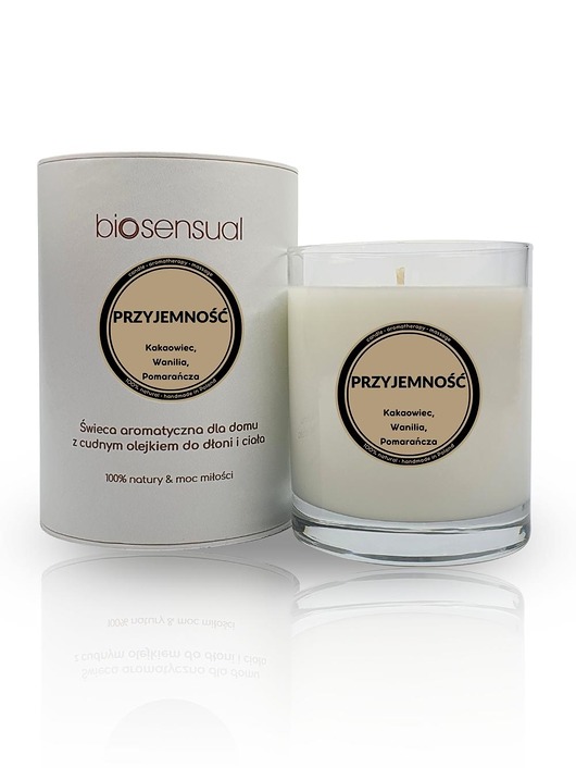 świece zapachowe Świeca do masażu i aromaterapii PRZYJEMNOŚĆ 200g