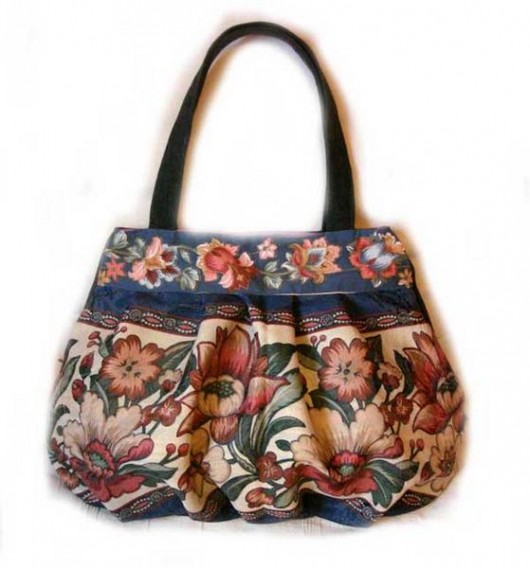 torebka Dark Blue Flowers AvA