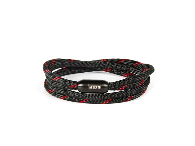 biżuteria męska Sportowa Męska bransoletka paracord