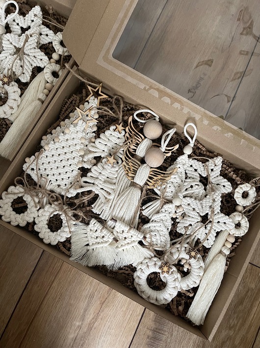 ozdoby choinkowe Zestaw ozdób choinkowych 24 sztuki