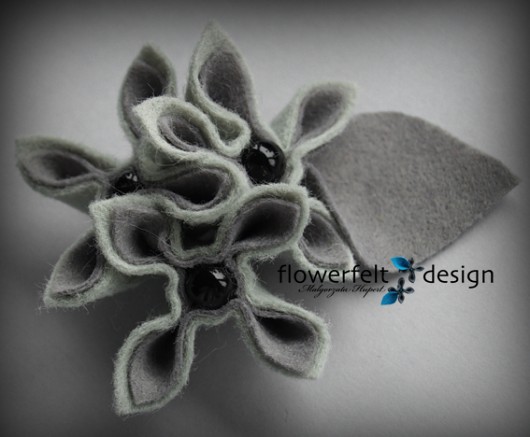 szlachetne szarości  FlowerFelt Design